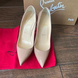 Louboutin shoes — So Kate Patent Leather - Nude